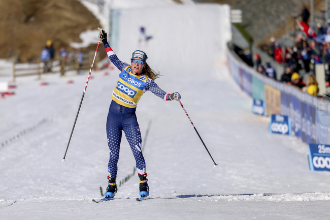 Американката Джесика Дигинс спечели Световната купа по ски бягане за трети път в кариерата си
