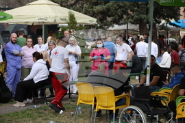 Република Северна Македония - Кочани - пожар - болница