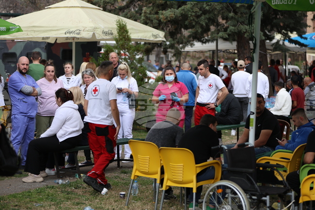 Република Северна Македония - Кочани - пожар - болница