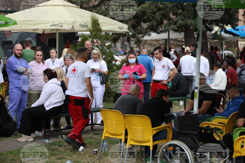 Република Северна Македония - Кочани - пожар - болница