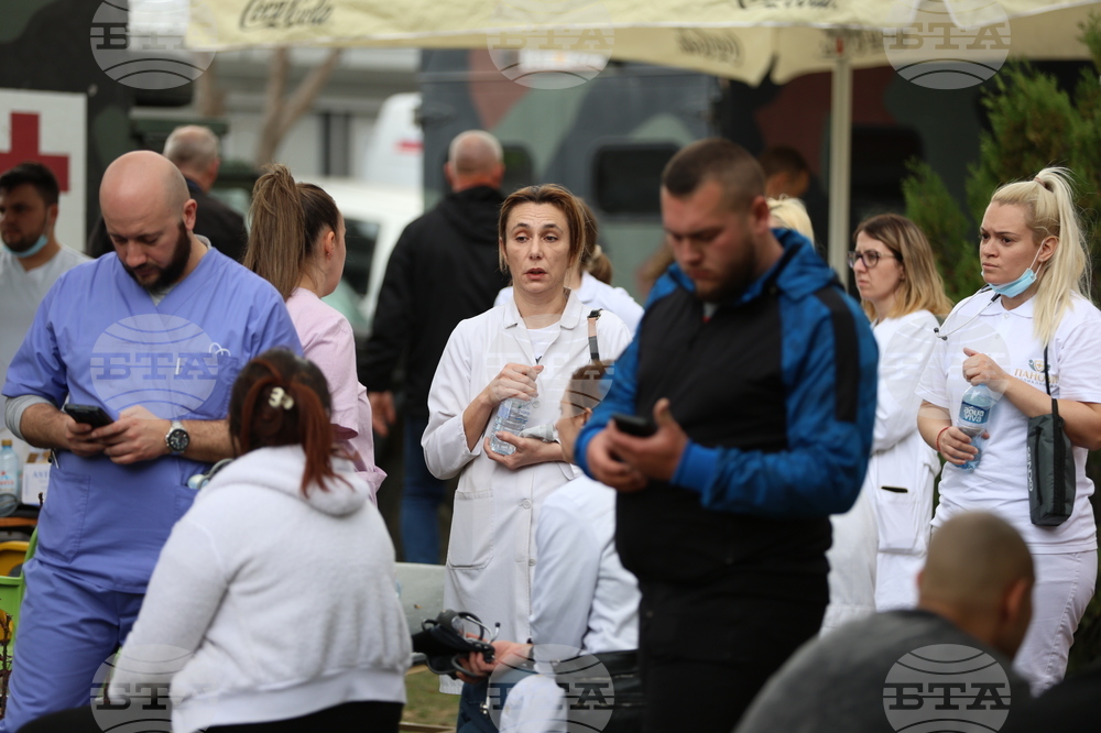 Република Северна Македония - Кочани - пожар - болница