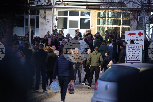 Република Северна Македония - Кочани - пожар - болница - обстановка 