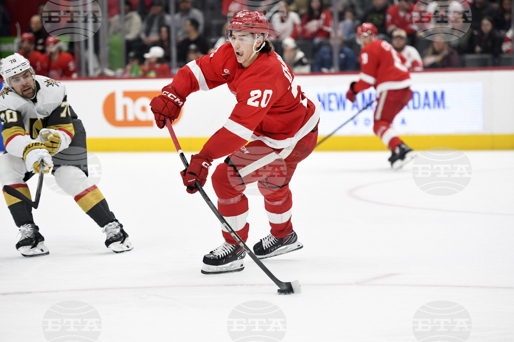 Golden Knights Red Wings Hockey