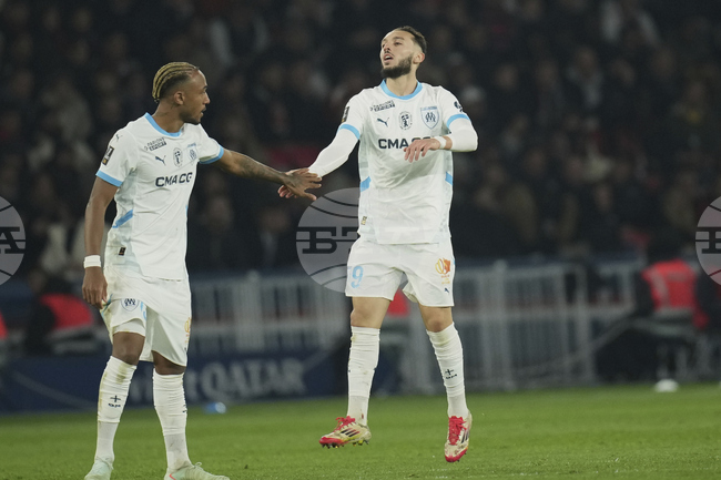 Олимпик Марсилия си върна второто място в Лига 1 с убедителна победа над Брест