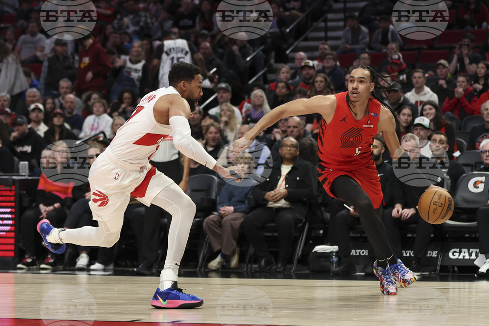 Raptors Trail Blazers Basketball