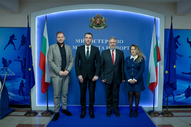 Министърът на младежта и спорта Иван Пешев: България ще обменя опит с Унгария в областта на спортната инфраструктура