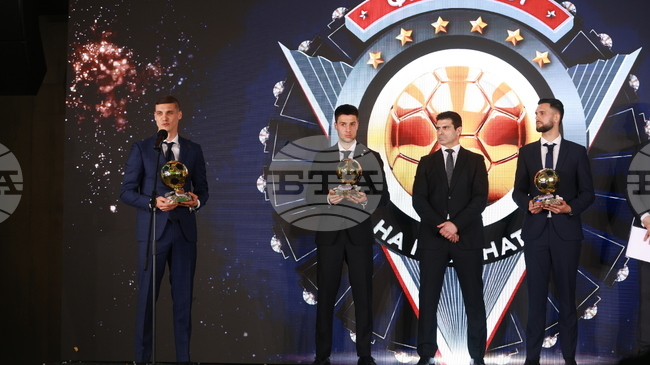 Ежегодната церемония "Футболист на годината" ще се проведе на 22-и март