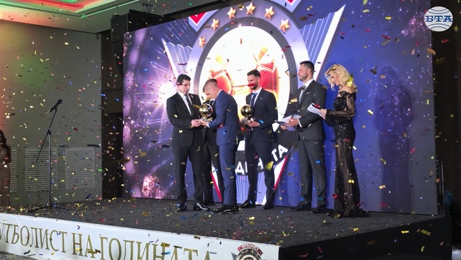 Кирил Десподов стана Футболист на България за пети път, подгласниците му са Илия Груев и Димитър Митов