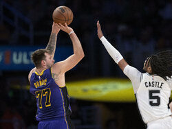 Spurs Lakers Basketball