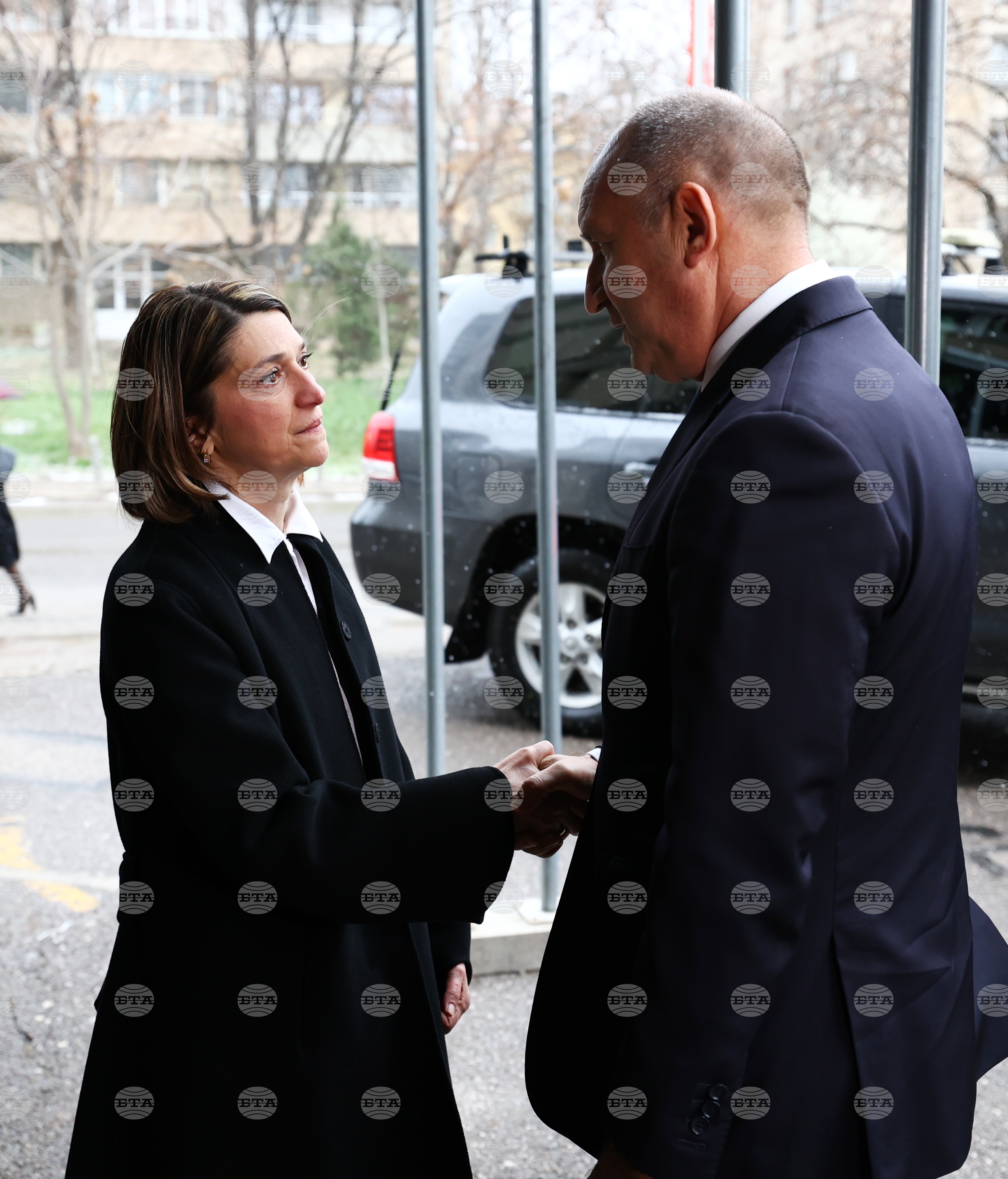 Румен Радев - Илияна Йотова - посолство на Република Северна Македония - посещение