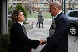 Румен Радев - Илияна Йотова - посолство на Република Северна Македония - посещение