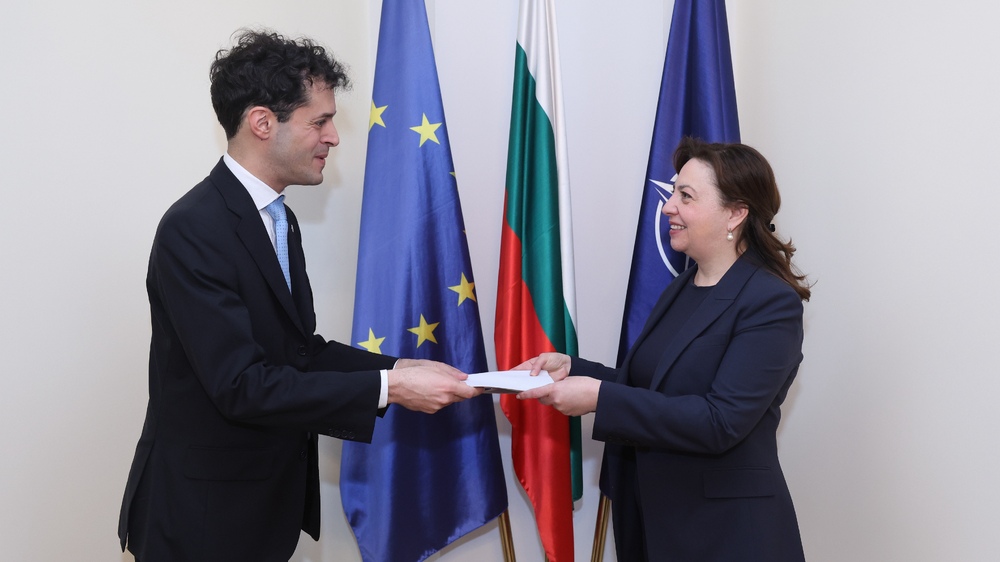 Bulgaria's Deputy Foreign Minister Receives Letters of Credence from San Marino's Ambassador