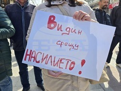Видин - протест срещу насилието над животни