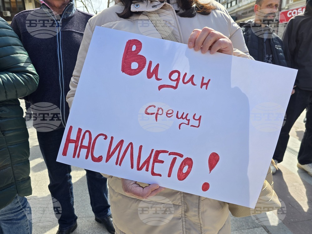 Видин - протест срещу насилието над животни