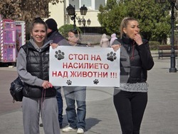Видин - протест срещу насилието над животни