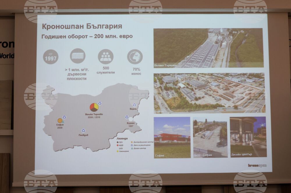 Бургас - "Кроношпан България" ЕООД - производствена база - посещение