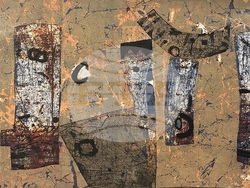 Творба на Людмил Георгиев. Снимка: Екипът на изложбата „НЕграфика“