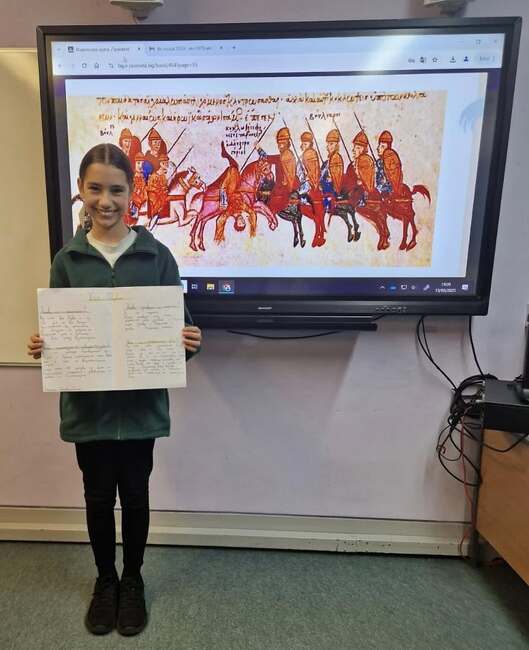 Ученици от училище „Българче“ в Лондон представиха своите разработки по проект „Български владетели от Първото българско царство“ 