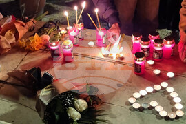 Северна Македония - Скопие - граждани - мълчаливо бдение - Кочани