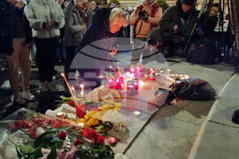 Северна Македония - Скопие - граждани - мълчаливо бдение - Кочани