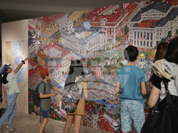 Лабиринтът на София от Хиро Камигаки и IC4DESIGN, създателите на поредицата „Детектив Пиер“ 2023. Снимка: Национална галерия