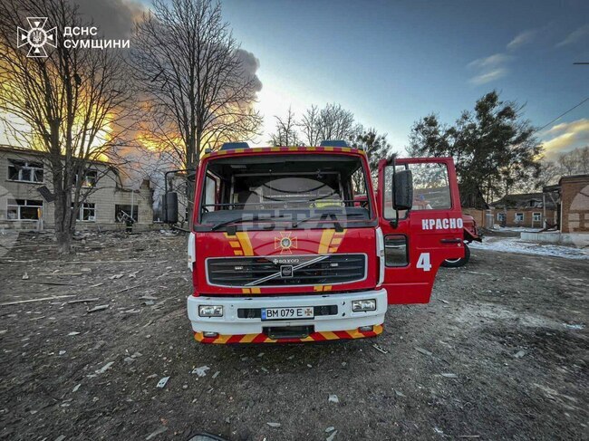 Руски въздушен удар порази украинска пожарна станция