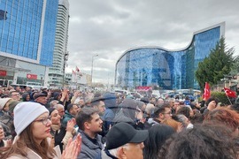 Турция - протест срещу ареста на кмета на Истанбул