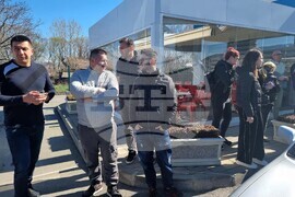 Село Слокощица - протест - собственици на заведения