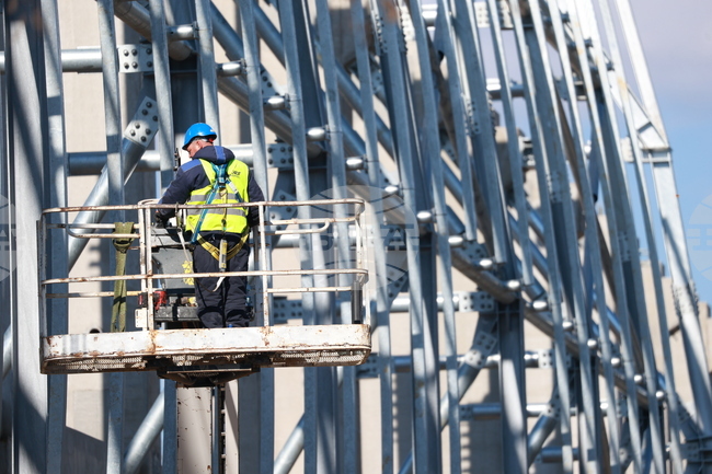 От ЦСКА направиха първи тест на озвучителната система на стадион „Българска армия“
