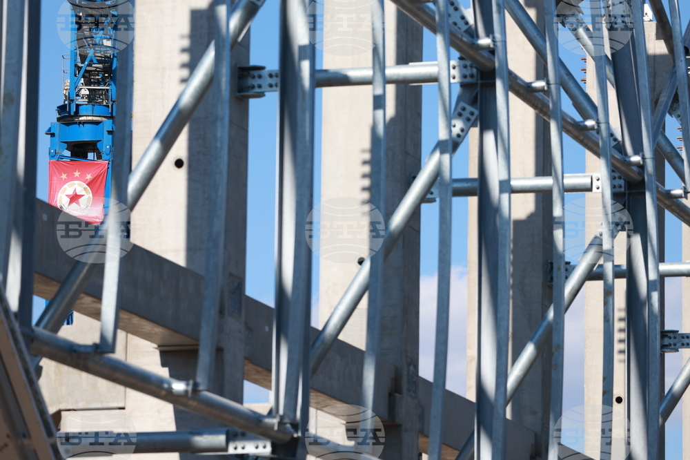 Футболният ЦСКА се похвали, че стадионът се оформя с бързи темпове