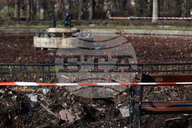 Парк Борисова градина - Езерото с лилиите - почистване