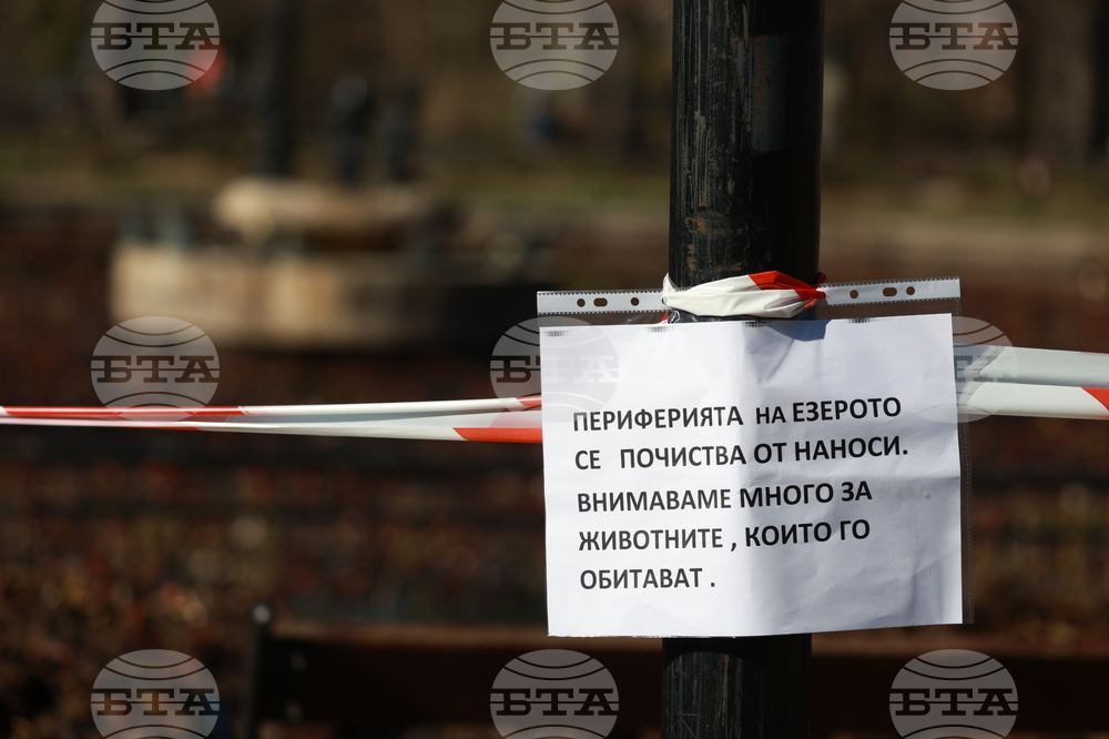 Парк Борисова градина - Езерото с лилиите - почистване
