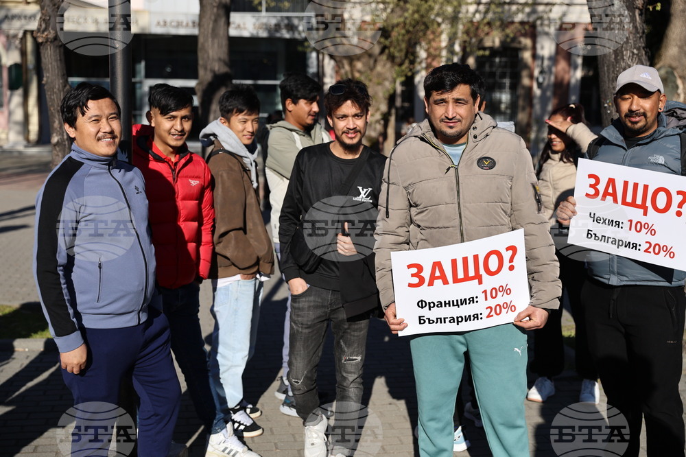 Пловдив - представители на ресторантьорския бранш - протест