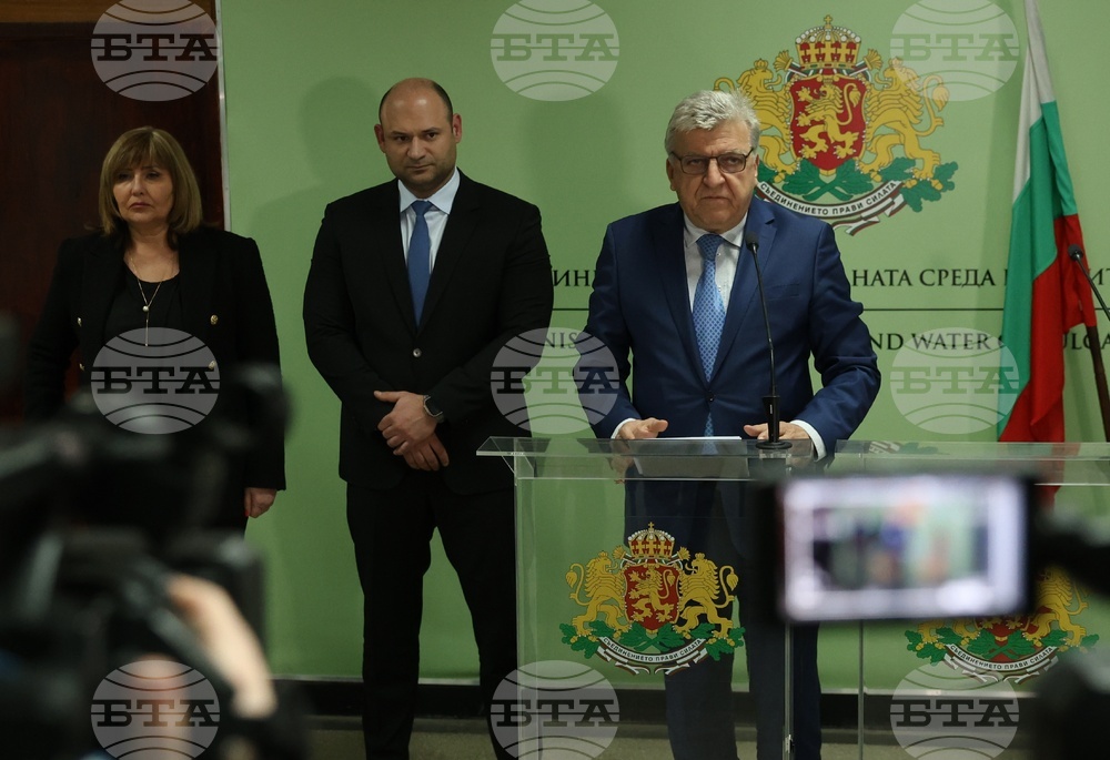 Министерство на околната среда и водите - Манол Генов - брифинг