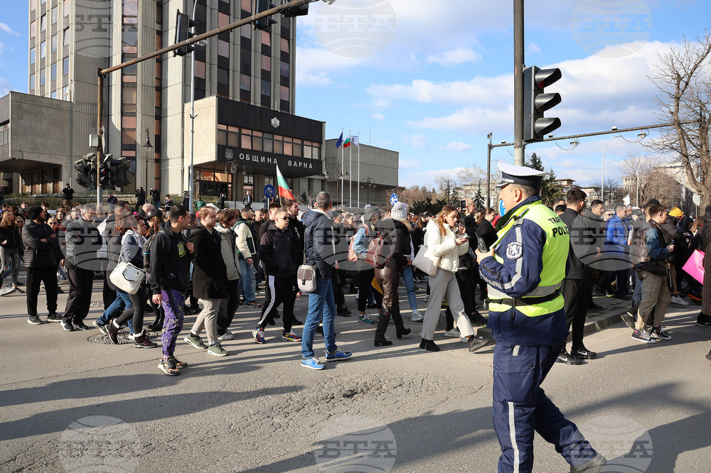 Варна - протест на ресторантьори