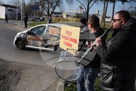 Русе - ресторантьори - протест