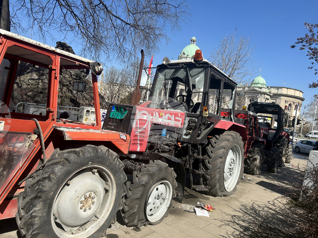 Сърбия - лагер на контрапротестиращи