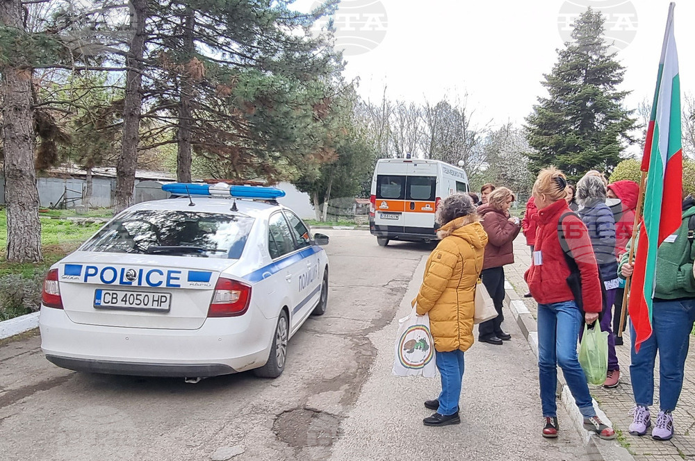 Село Царев брод - Държавна психиатрична болница - служители - протест