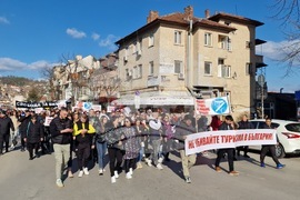 Велико Търново - протест ресторантьори и хотелиери