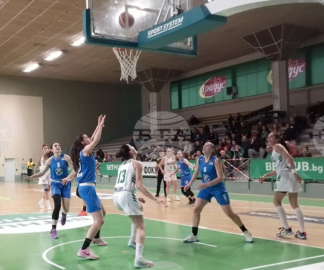 Финалната серия в първенството на България по баскетбол за жени ще започне на 14 април