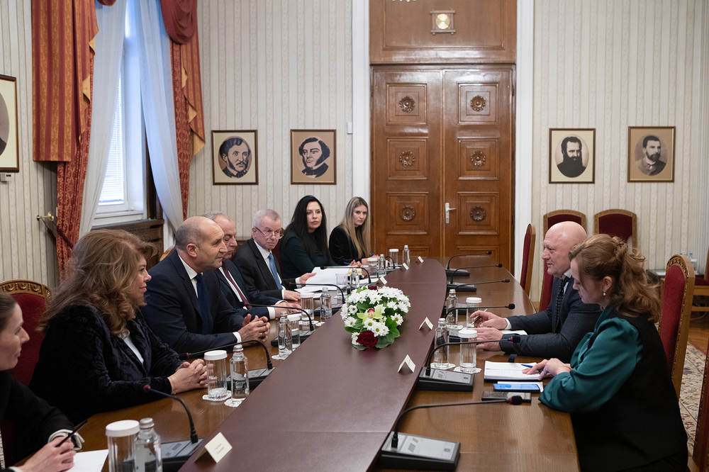 Президентът Румен Радев се срещна с представители на Тараклийския район в Република Молдова