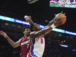 Pistons Heat Basketball