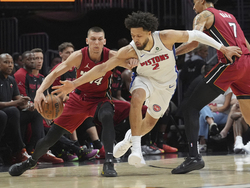 Pistons Heat Basketball