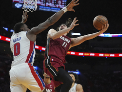 Pistons Heat Basketball