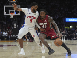 Pistons Heat Basketball