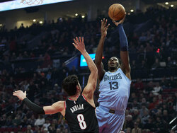 Grizzlies Trail Blazers Basketball