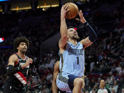Grizzlies Trail Blazers Basketball