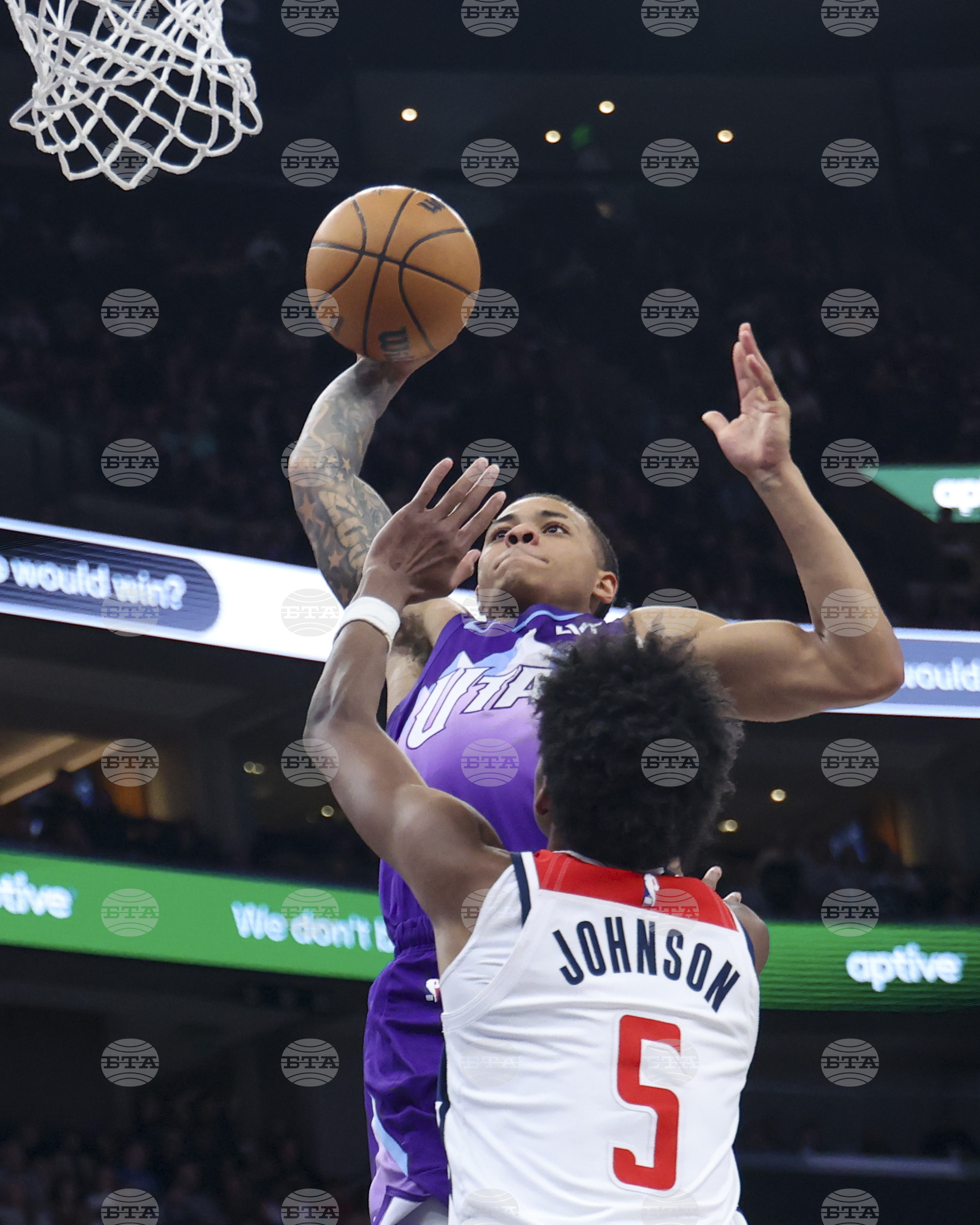 Wizards Jazz Basketball