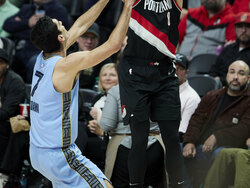 Grizzlies Trail Blazers Basketball