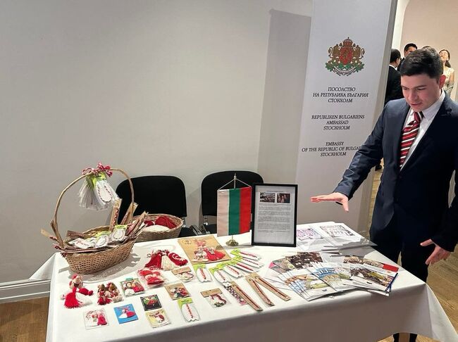 Четири посолства представиха традицията за размяна на мартеници в Стокхолм